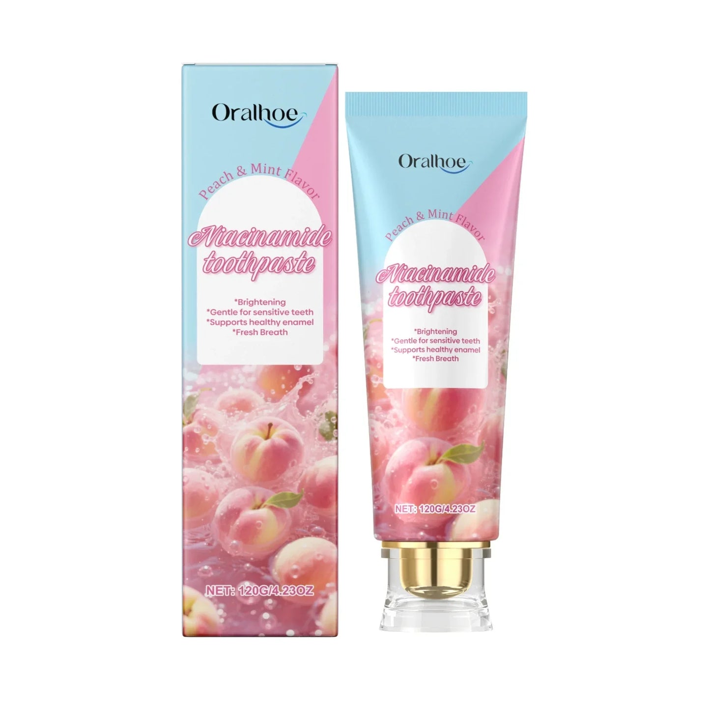 Oralhoe Nicotinamide Teeth Whitening Powder | Fresh Breath
