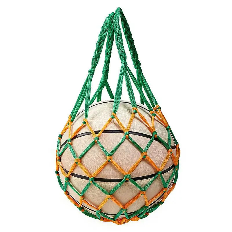 Nylon Mesh Ball Net Bag – Soccer, Basketball & Volleyball