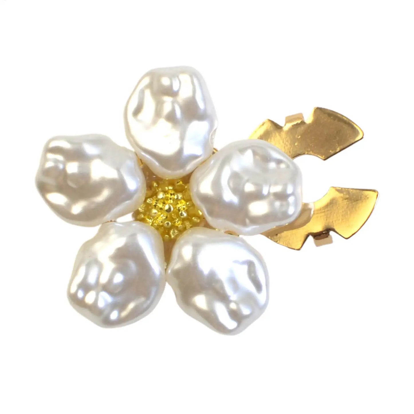 Flower Pearl Rhinestone Button Covers for Women's Shirts & Blouses
