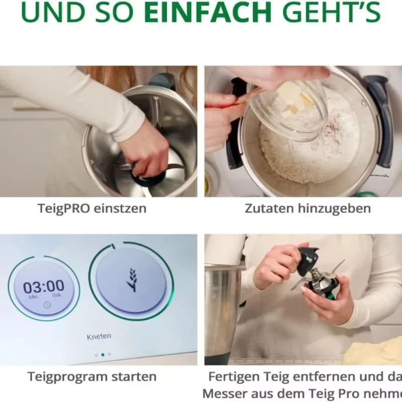 New Dough Avoider Protective Cover Mixer Blade Dough Kneading Head Seam Protections Accessories Applicable To Thermomix TM5 TM6 Peaceful Pleasures Health and Wellness