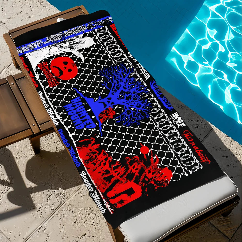 S-Sematary Haunted Mound Harold Quick-Dry Beach Towel Quick-Dry Beach Towel Peaceful Pleasures Health and Wellness z7 STJ150x200CM
