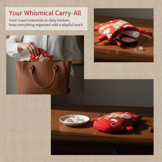 Goldfish Canvas Drawstring Bag – Lucky Tote for Women Drawstring Tote Bag Oasis Select
