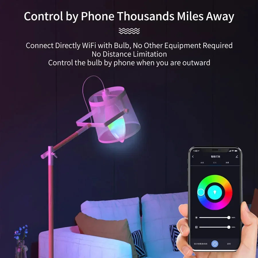 E14 WiFi Smart Candle Bulb 5W/7W/9W | Alexa & Google Home