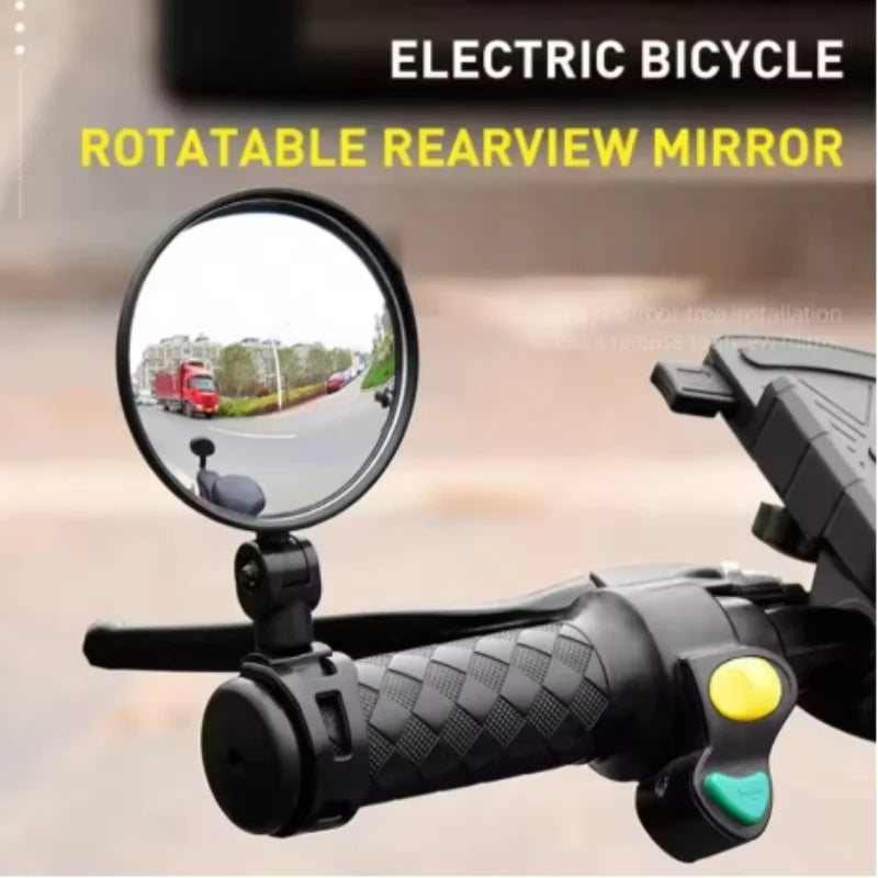 360° Adjustable Bike Handlebar Rearview Mirror | Wide Angle Bike Handlebar Mirror Peaceful Pleasures Health and Wellness