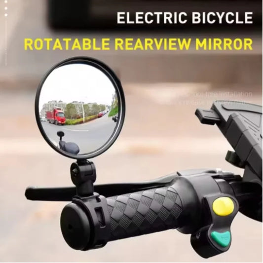 360° Adjustable Bike Handlebar Rearview Mirror | Wide Angle Bike Handlebar Mirror Peaceful Pleasures Health and Wellness