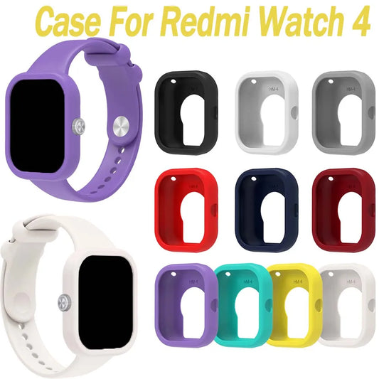 Redmi Watch 4 Silicone Case – Shockproof Protective Cover