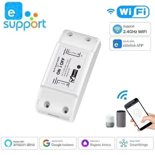eWeLink WiFi Smart Switch 16A | Alexa & Google Home Control WiFi Smart Switch Peaceful Pleasures Health and Wellness