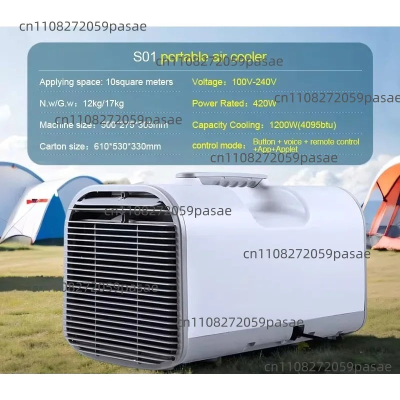 Portable Mini Air Conditioner – No Install, 4095 BTU Camping