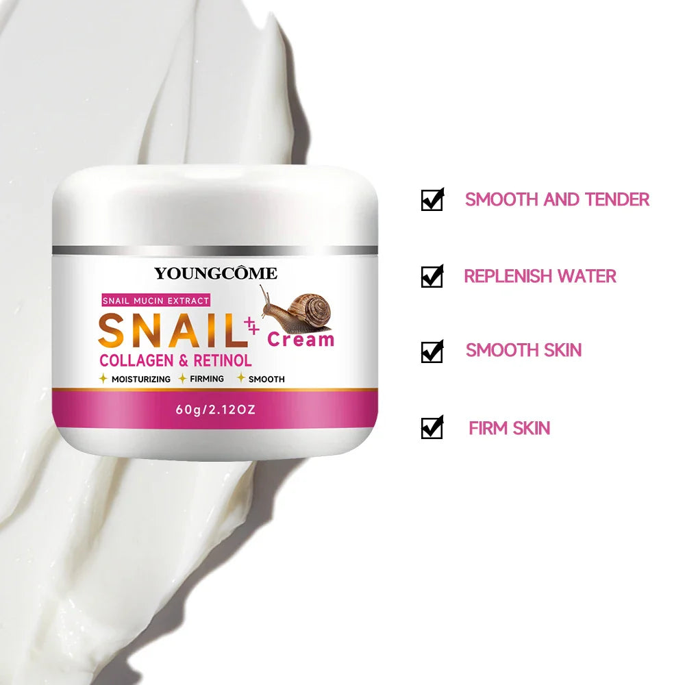 YOUNGCOME Snail Mucin Collagen Anti-Aging Day Cream 30/60g