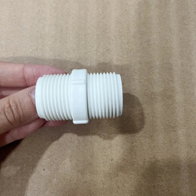 10-Pack 3/4 NPT x 3/4 GHT Double-Threaded PVC Pipe Adapter