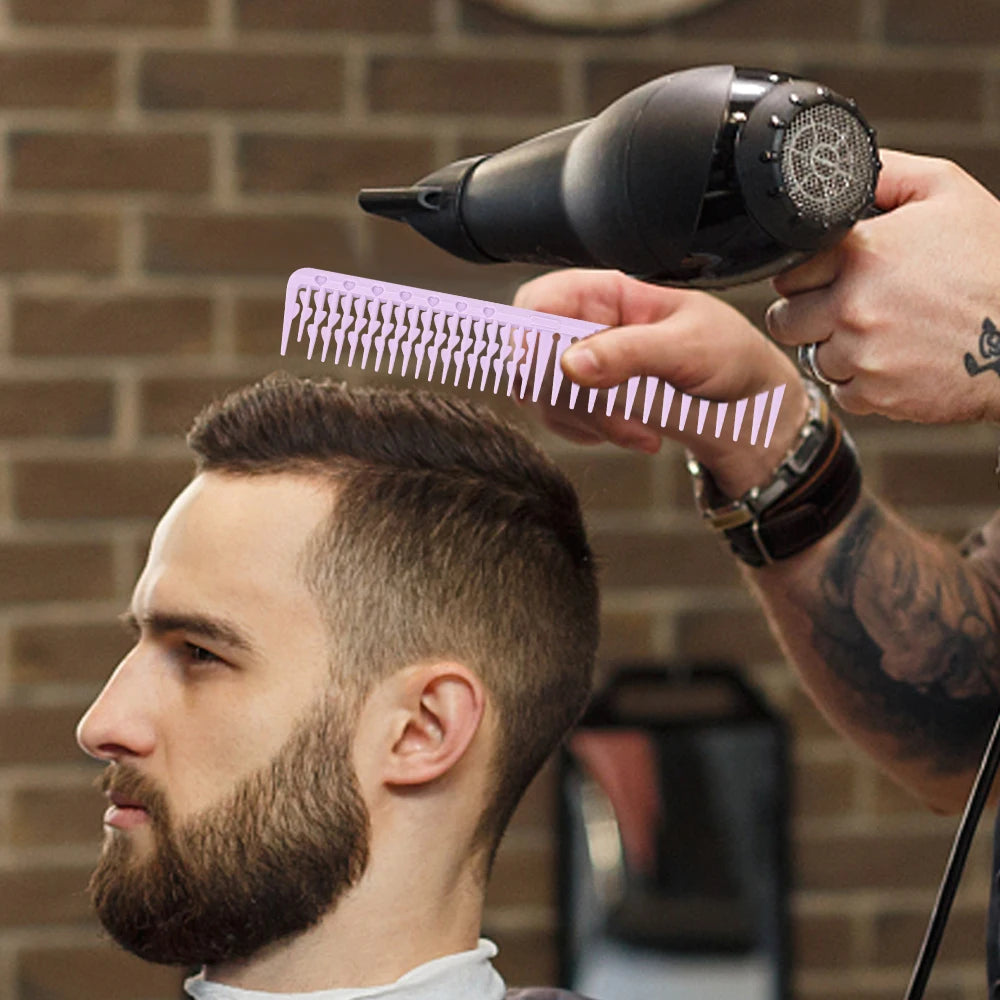 Anti-Static pro Barber Hairdressing Cutting Comb Short Hair Trimmer Salon Styling Hairbrush Hair Care Essential Styling Tool Peaceful Pleasures Health and Wellness