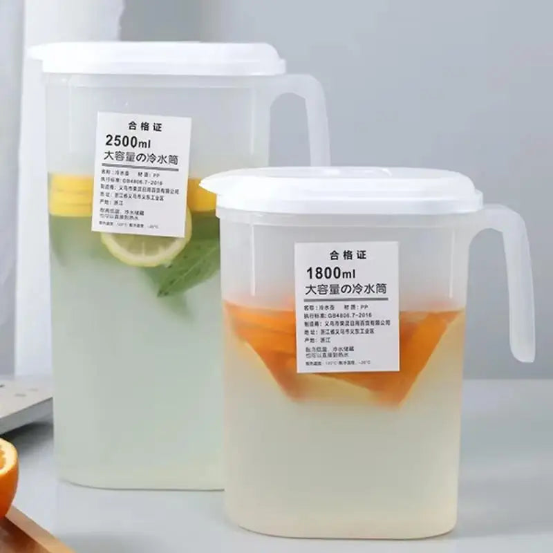 BPA-Free Large Water Pitcher | Leakproof, 1.8L & 2.5L