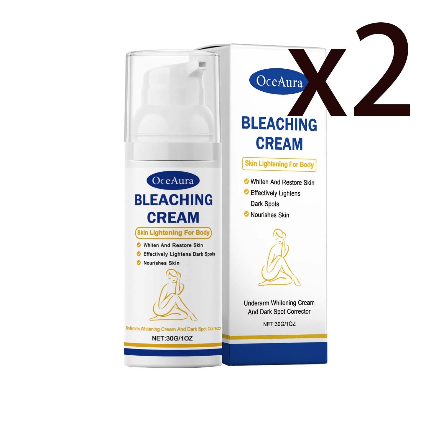 OceAura Niacinamide Brightening Body Lotion & Underarm Cream