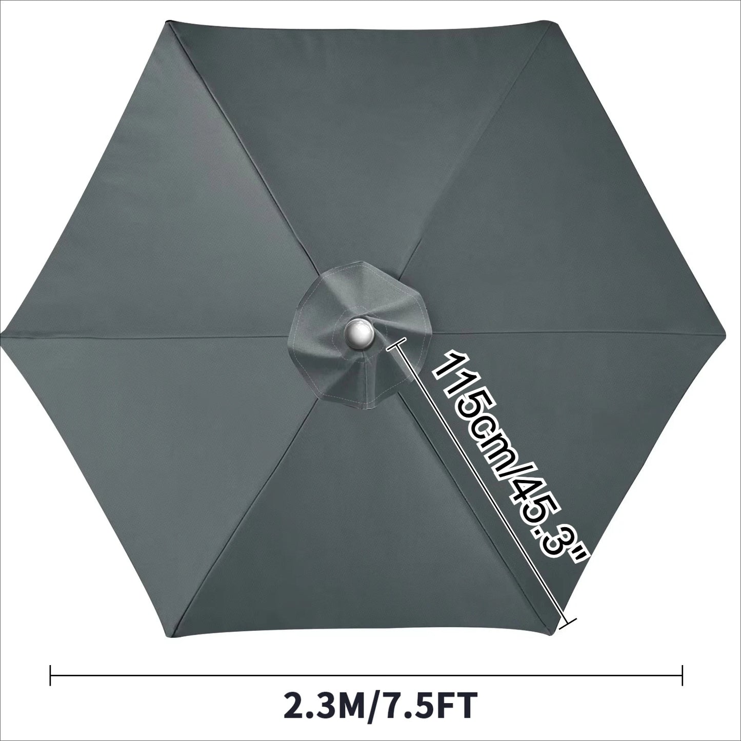 Waterproof Patio Umbrella Replacement Canopy | 6 & 8 Ribs
