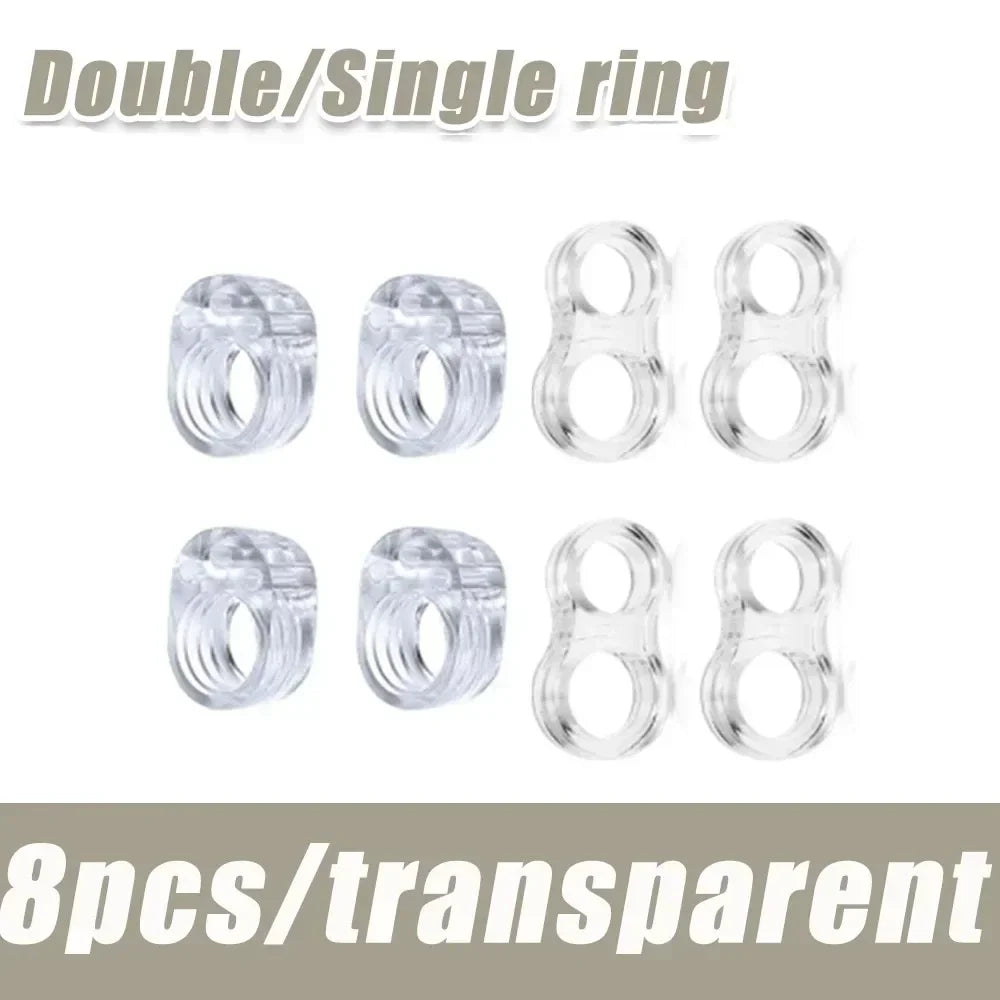 Silicone Door Stop Wall Protector – Clear Buffer 4-Pack