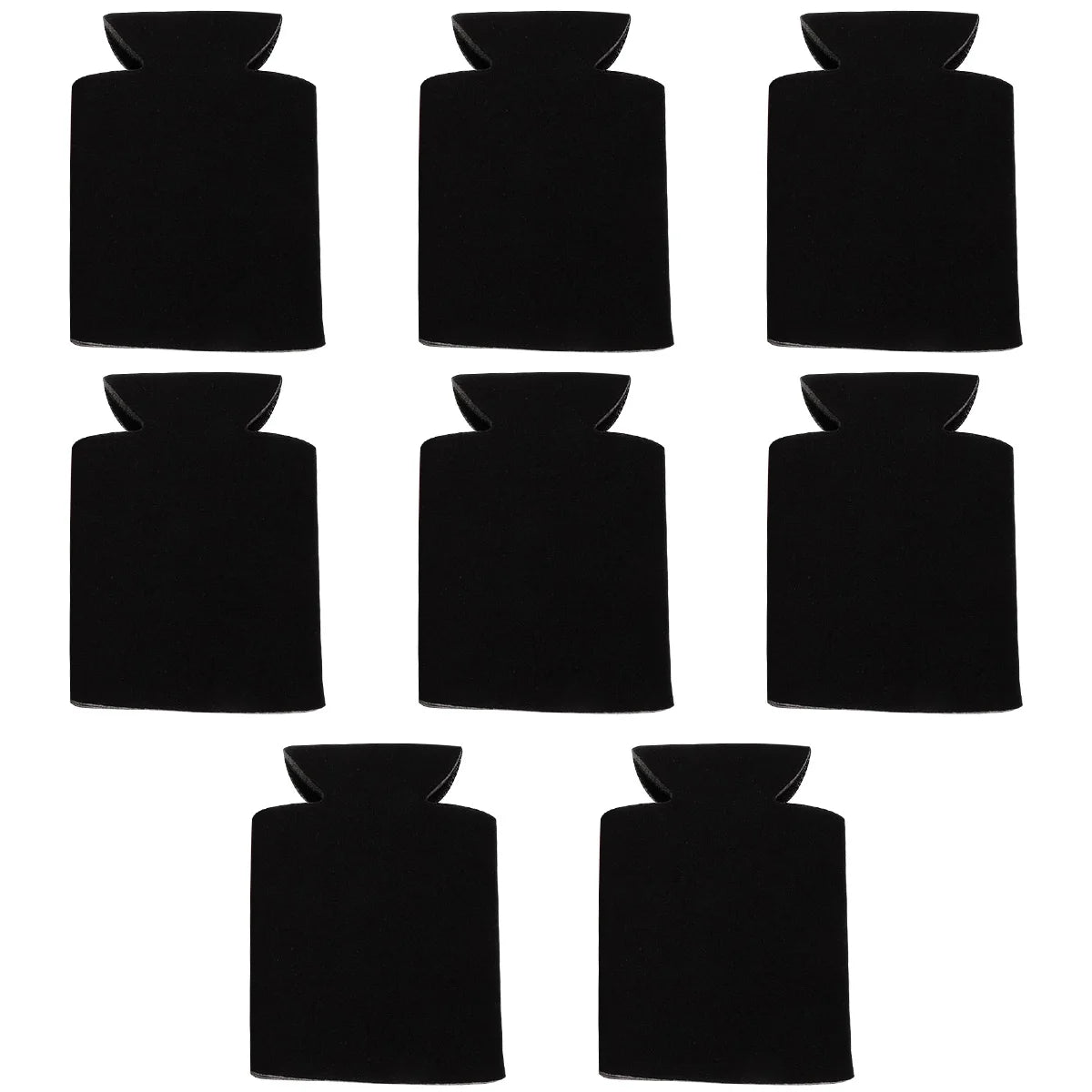8Pcs Can Coolers, Collapsible Soda Cover Coolies, Sleeves for Weddings, Bachelorette Parties, Multicolor Peaceful Pleasures Health and Wellness black