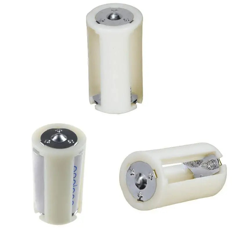 4PCS Translucent AA To Size D Battery Converter Adapter Case AA Battery Case Peaceful Pleasures Health and Wellness