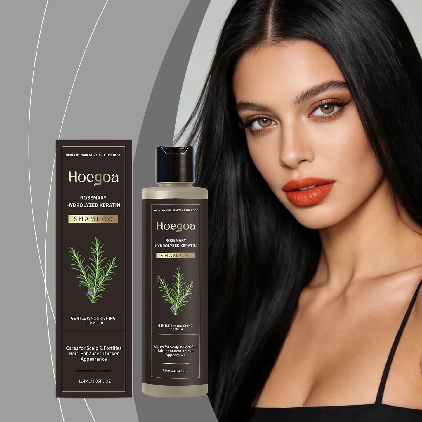 HOEGOA Rosemary Shampoo – Volumizing, Thickening & Anti-Dandruff