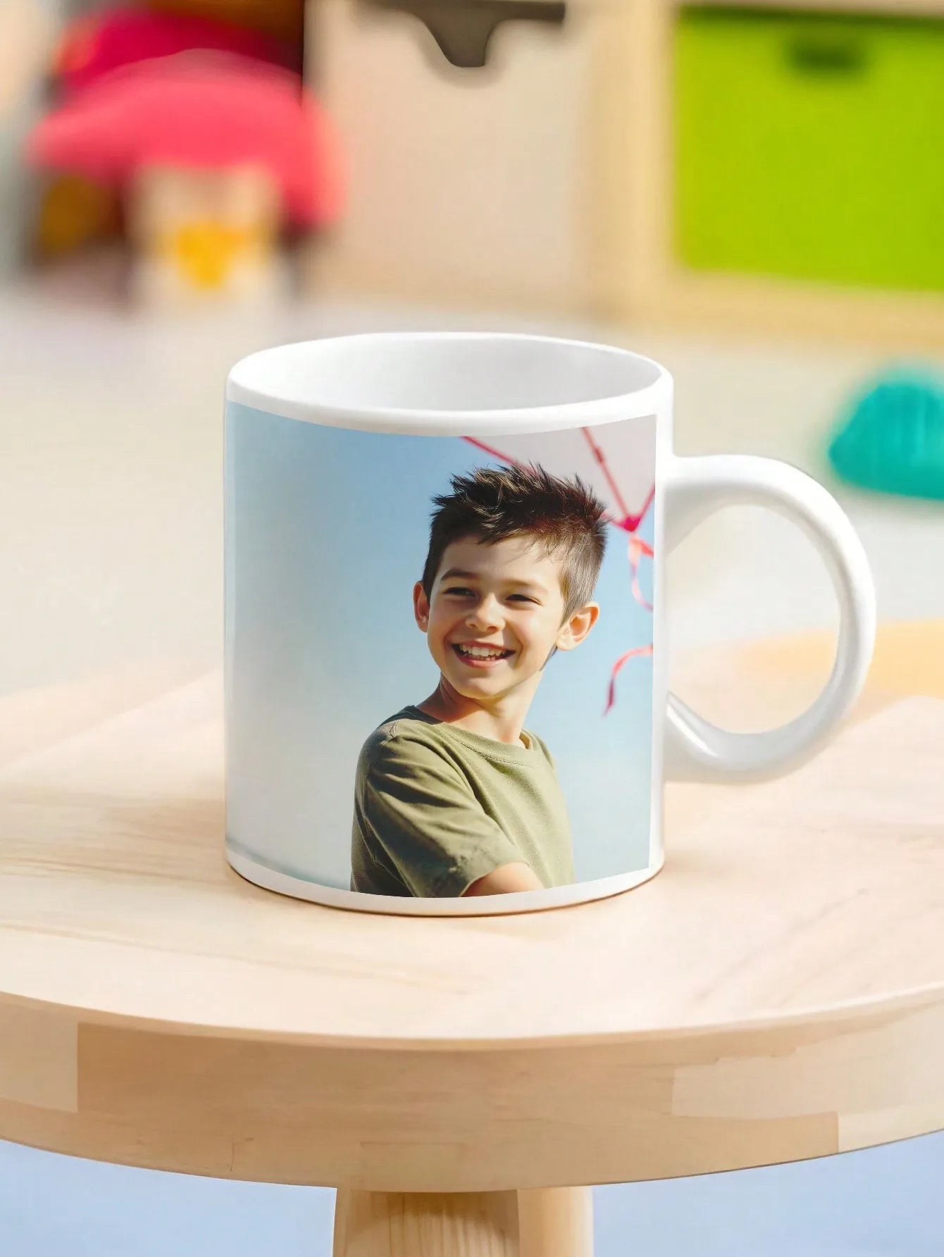 Custom Photo Mug Personalized Photo Coffee Mug Personalized Photo Anniversary Mug Personalized Gift for Kids Peaceful Pleasures Health and Wellness