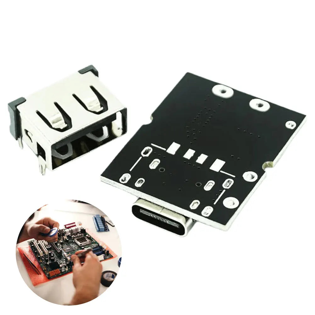 5V 2A Charge Discharge Integrated Module Type-C Input Charging Boost Power Board Support 4.2V Lithium Battery High-precision Peaceful Pleasures Health and Wellness