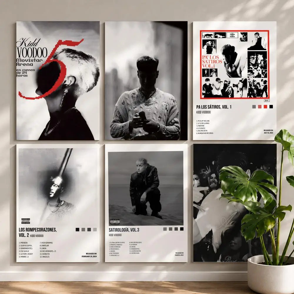 Singer K-Kidd VoodooS Poster HD Self Adhesive Waterproof Wall Art Ideal for Home Office Dorm Bedroom Great Gift Peaceful Pleasures Health and Wellness