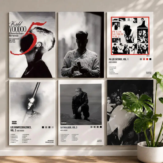 Singer K-Kidd VoodooS Poster HD Self Adhesive Waterproof Wall Art Ideal for Home Office Dorm Bedroom Great Gift Peaceful Pleasures Health and Wellness