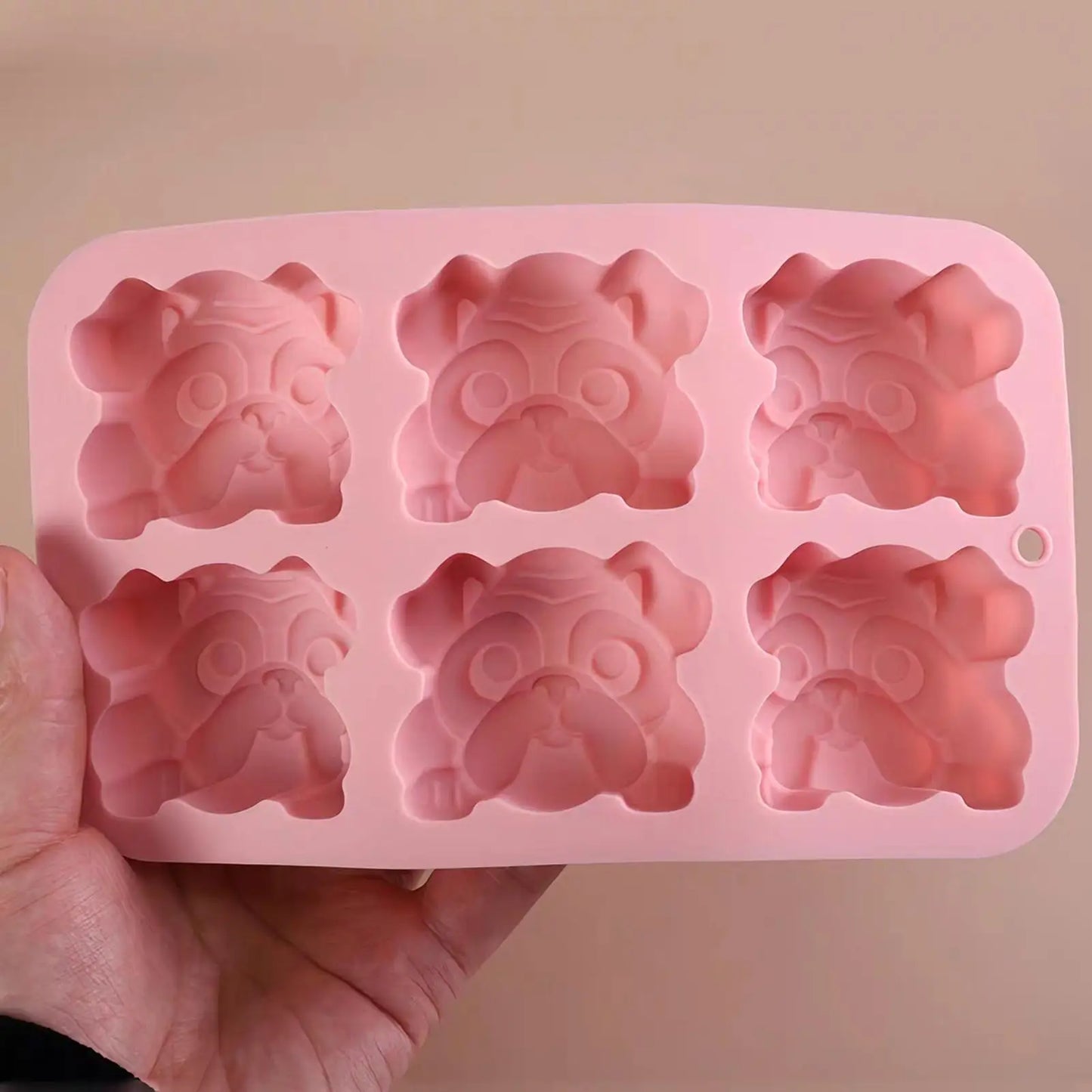 Dog Shaped Silicone Mold – Ice Cubes, Chocolate & Candy Tray