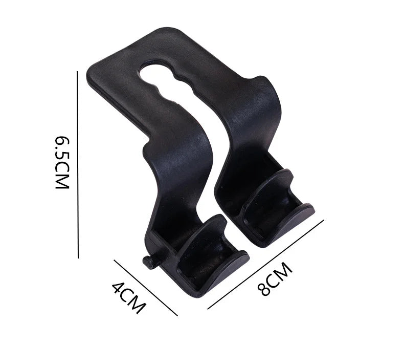 2/4Pcs Car Headrest Hooks Hanger for Bags Seat Back Organizer Holder Clips Auto Fastener Hooks Car Storage Interior Accessories Peaceful Pleasures Health and Wellness