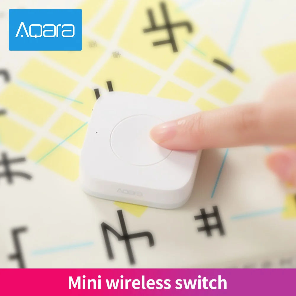 Aqara Smart Wireless Switch Smart Remote One Key Control Intelligent Application Home Security APP Control Work with Homekit Peaceful Pleasures Health and Wellness