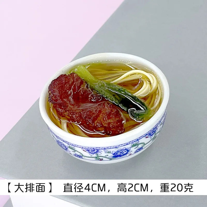 Miniature Chinese Desserts Dollhouse Bowl Food Mini Pretend Doll