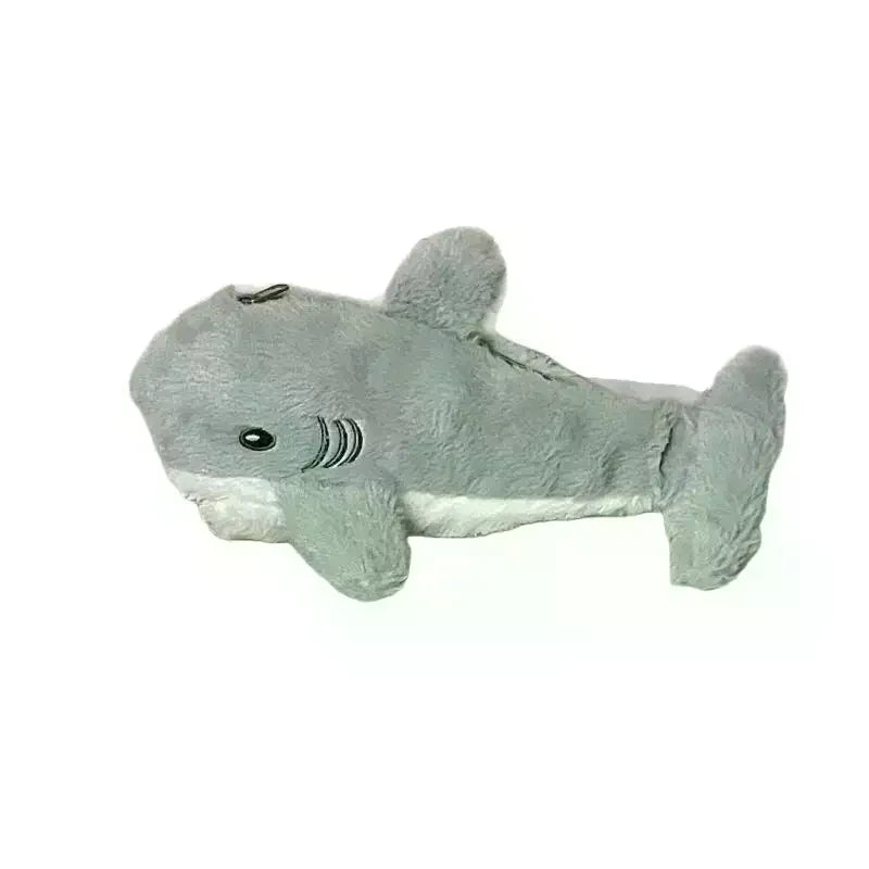 Dolphin Plush Pencil Case – Large Capacity Stationery Bag