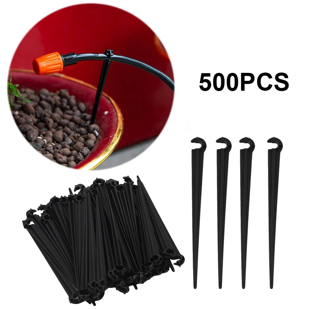 500-Pack Drip Irrigation Support Stakes for 1/4" Tubing Peaceful Pleasures Health and Wellness spain