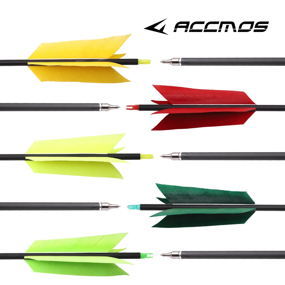 6 Archery Mix Carbon Arrows 4 Turkey Feather Arrow 30 Hunting Target