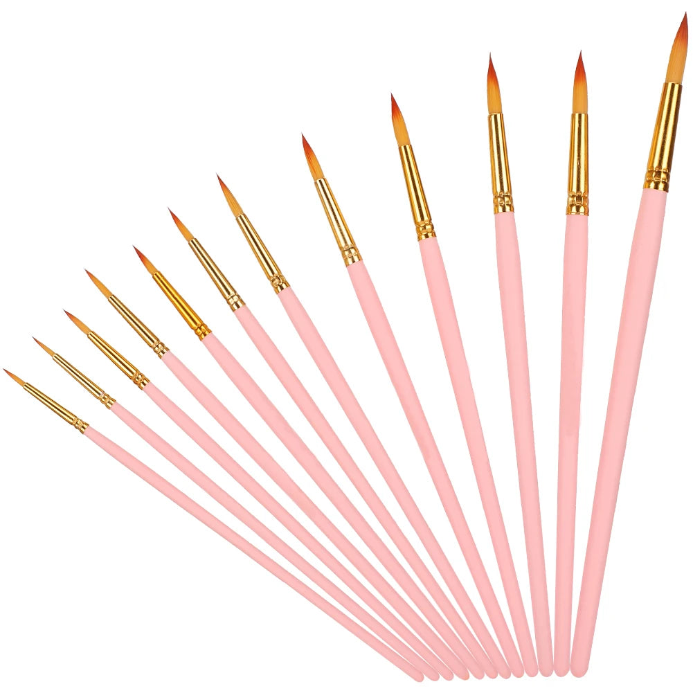 Paint Brushes Practical Watercolor Brush Artist Brushes Acrylic Painting Watercolor Painting for Pigment Painting Oil Painting Peaceful Pleasures Health and Wellness