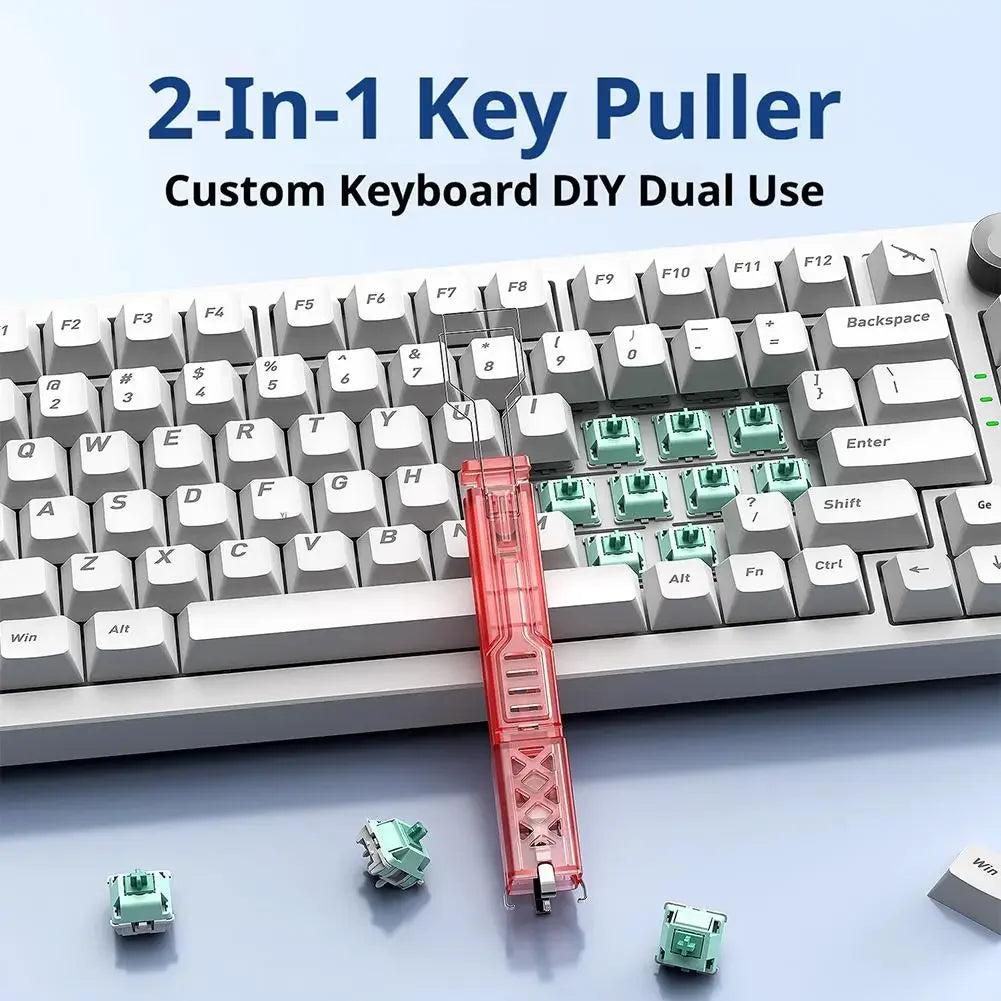 2-in-1 Keyboard Keycap Puller Switch Extractor Tool Universal Key Cap Shaft Remover Kit For Gaming Keyboard Repair Peaceful Pleasures Health and Wellness