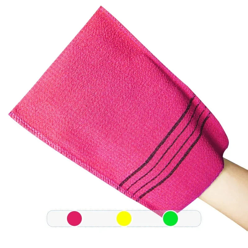 Korean Exfoliating Bath Washcloth Body Scrub Towel Set 2pc Exfoliating Bath Cloth Peaceful Pleasures Health and Wellness