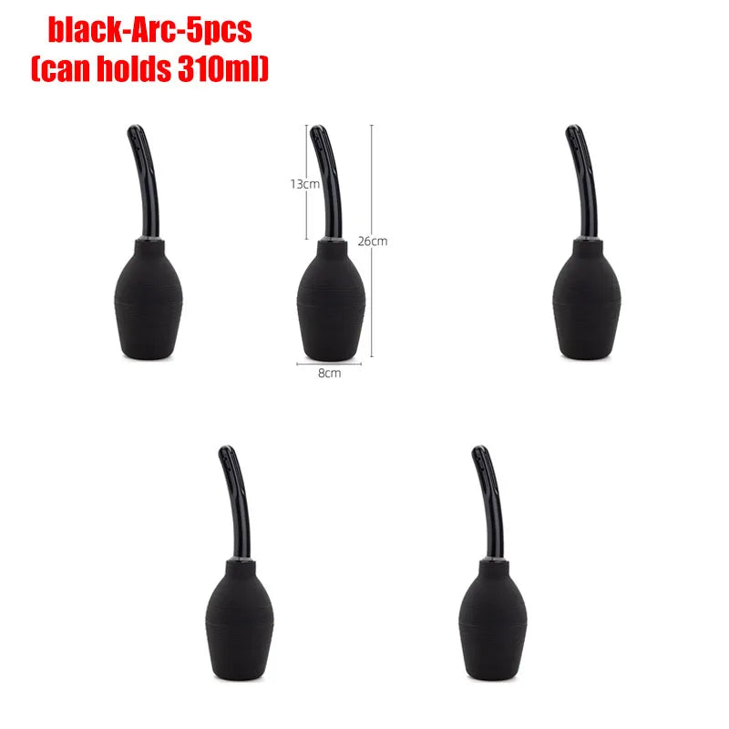 Anal Douche Bulb – 4 Sizes, Anti-Backflow Personal Hygiene Cleansing