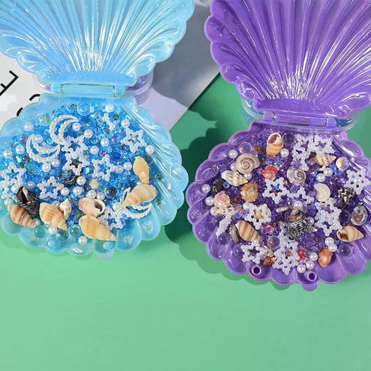Ocean Style Nail Glitter Decorations – Star Moon Conch Resin Nail Art Decorations Oasis Select