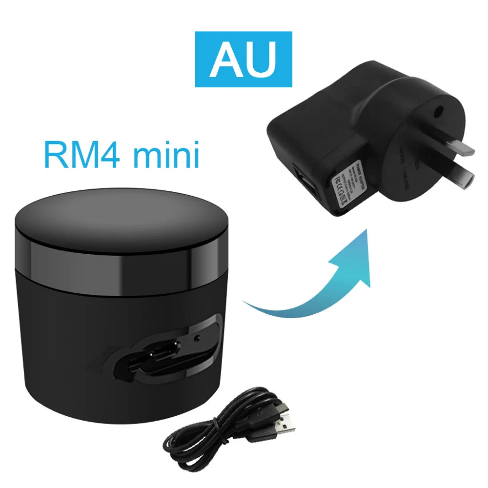 Broadlink RM4 Mini HTS2 IR Remote Controller Air Conditioning TV Set-top Box Temperature Humidity Sensor for Google Home Alexa Peaceful Pleasures Health and Wellness Au Rm4 mini China Mainland