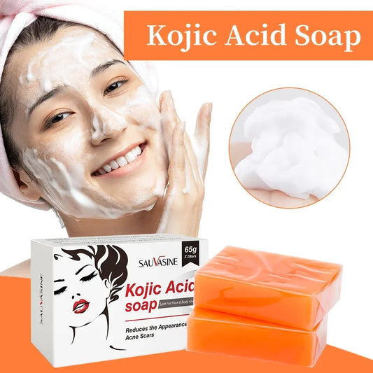 Kojic Acid Brightening Soap – Face & Body Bar | 2-Pack Brightening Bar Soap Oasis Select
