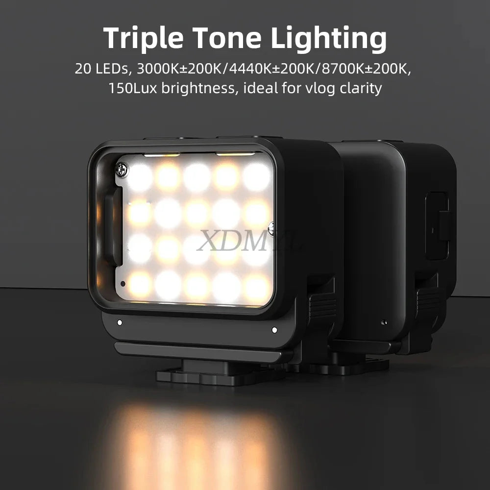 Magnetic Mini LED Fill Light for DJI Osmo – IPX4 Waterproof