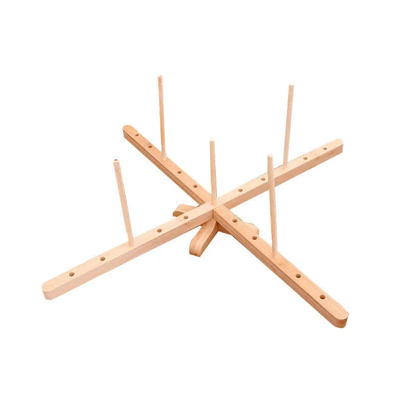 DIY Knitting Tool Wooden Yarn Swift & Winder Holder – Hand Knitting Tool for Wool, Thread, Fiber | DIY Patchwork Accessories Peaceful Pleasures Health and Wellness wood