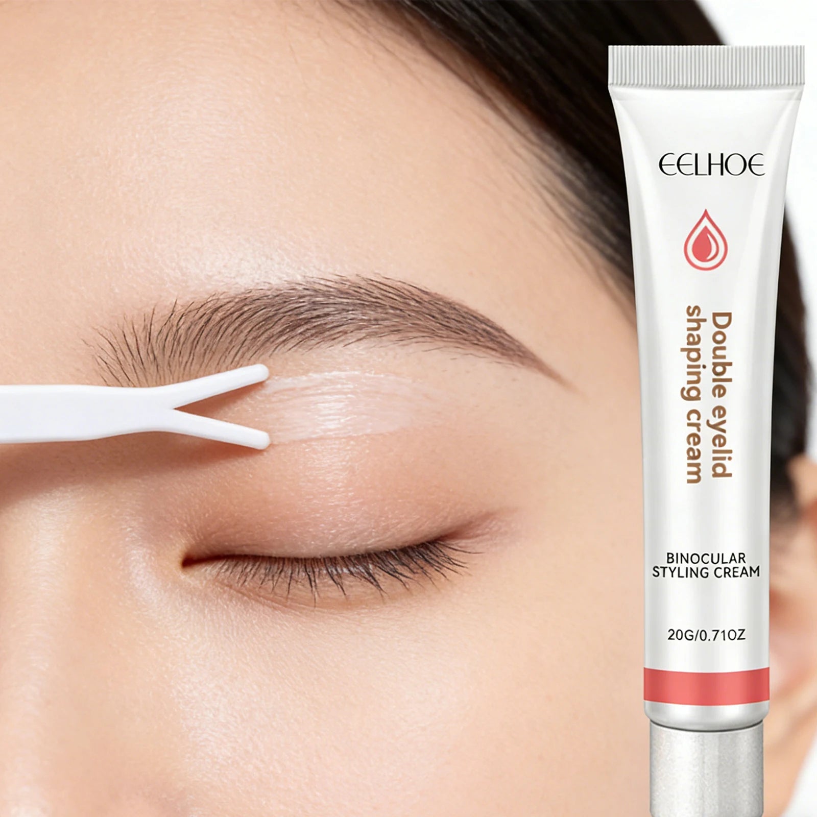 Binocular Styling Cream Quickly Outline Charming Big Eyes Create Perfect Double Eyelid Lightweight Texture Eyelid Setting Cream Peaceful Pleasures Health and Wellness
