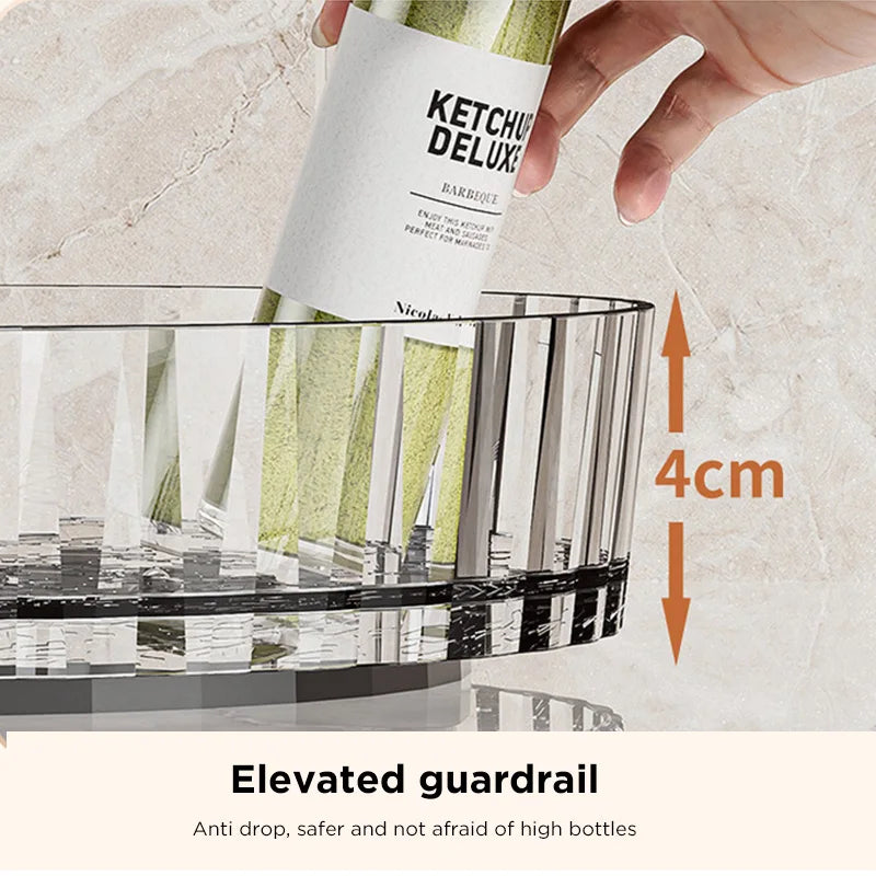 360° Rotating Storage Tray – Kitchen, Bathroom & Countertop
