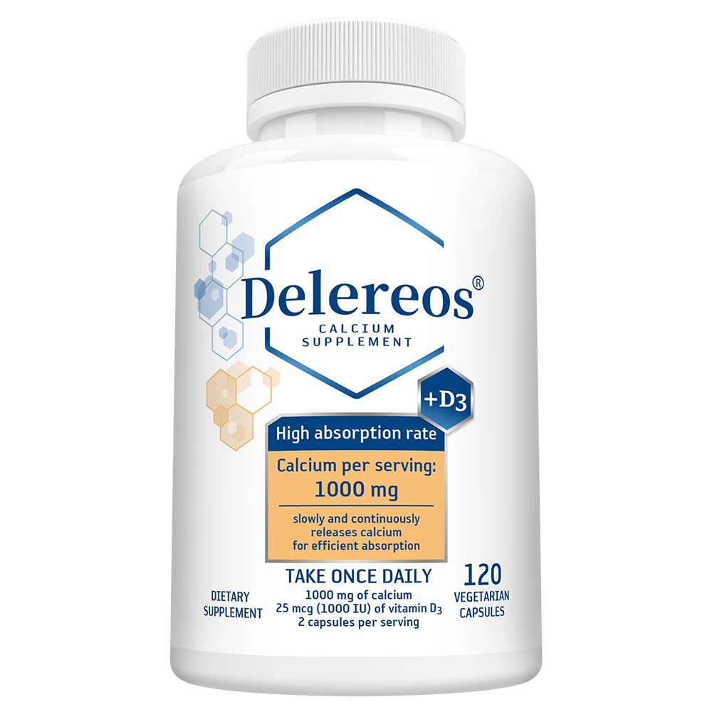 High Absorption 1000 Mg Calcium with 1000 IU Vitamin D, Magnesium, Bone Health Supplement for Adults Supplements Peaceful Pleasures Health and Wellness 120 count-1 bottle