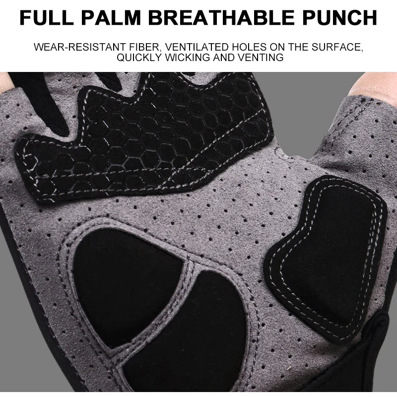 X-TIGER Half Finger Cycling Gloves – MTB, Gym & Riding