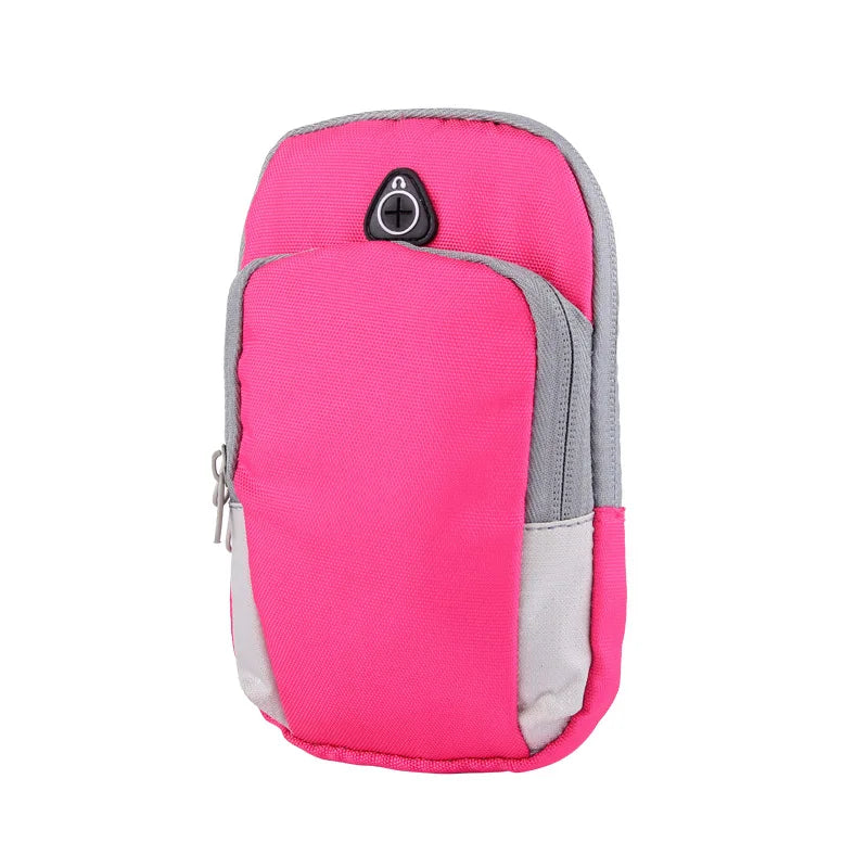 Mobile Phone Bag Armbands mp3/mp4 Bags Sleeve Bags Cell Phone Accessories Woman Mobile Bracelet For Running Accessories Hand Bag Peaceful Pleasures Health and Wellness Rose red(6.5 inch)