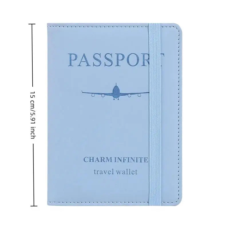 Waterproof PU Leather Passport Holder & Travel Wallet