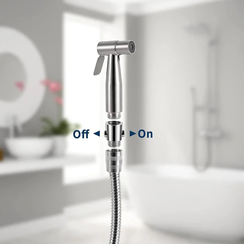 New Shower Head Control Switch,Water Flow Stop Valve,Handheld Showerheads One-Button Pause Water Controller Bathroom Accessories Peaceful Pleasures Health and Wellness