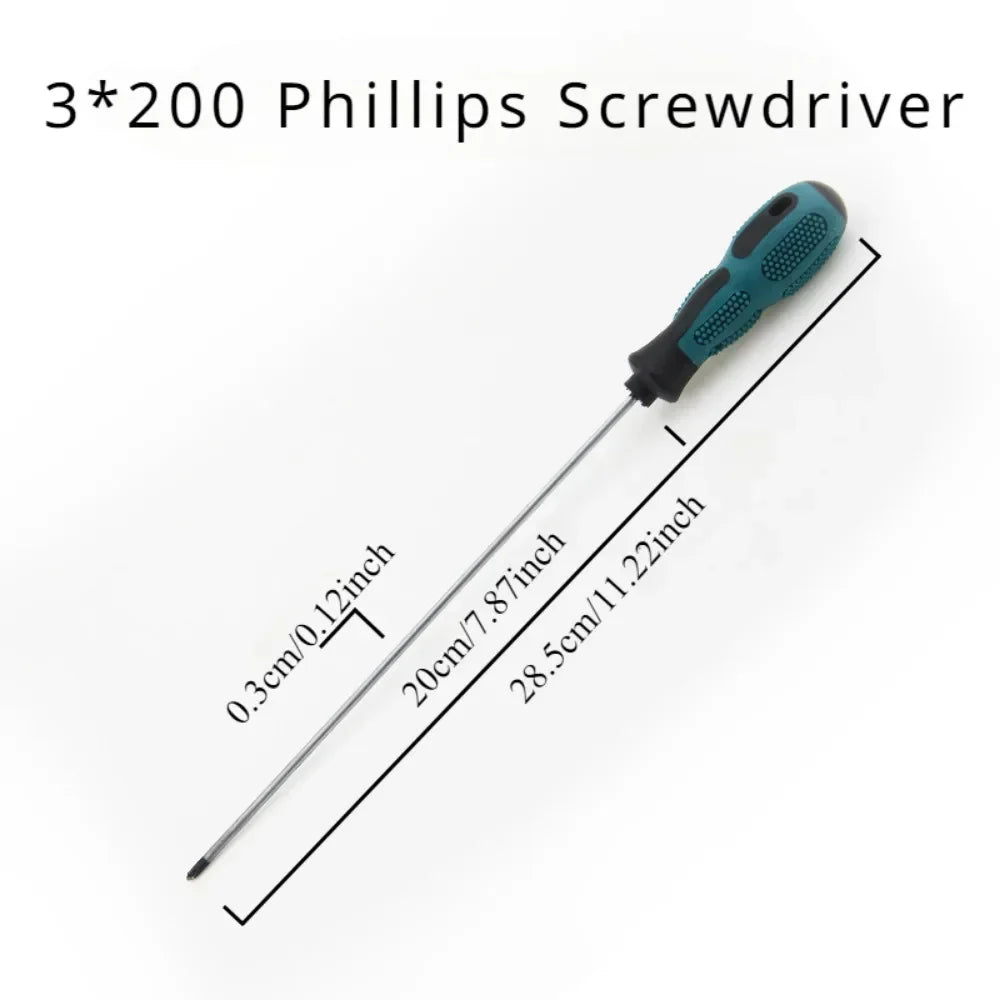 Long Magnetic Phillips Screwdriver | Chrome-Vanadium Steel
